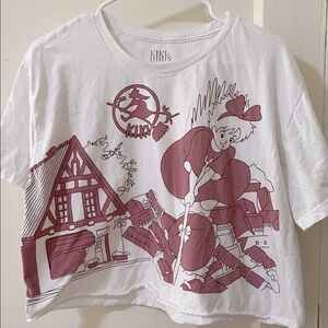 Kiki's Delivery Service Graphic Cropped T-Shirt, Size XL